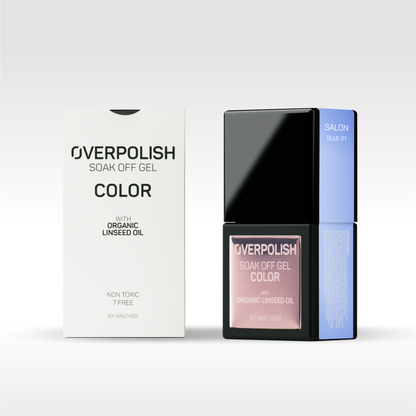 Overpolish Soak Off Gel Color - Blue Tones WITH ORGANIC LINSEED OIL