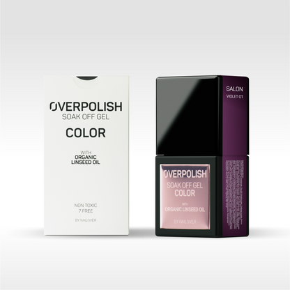 Overpolish Soak Off Gel Color - Violet Tones WITH ORGANIC LINSEED OIL